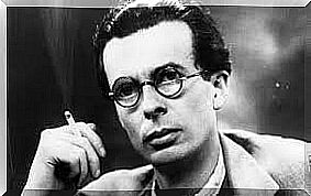 Photo of Aldous Huxley.