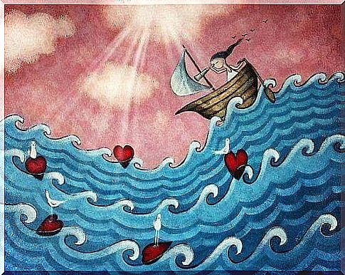 Sailing on the sea of ​​love