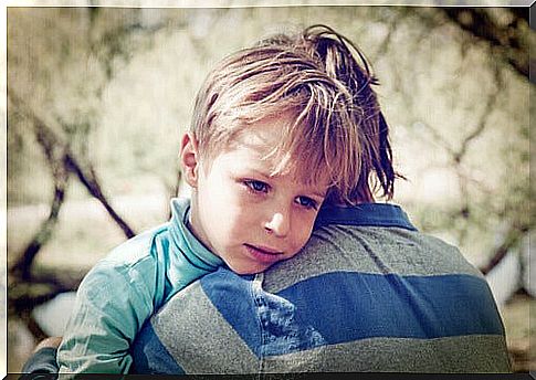 A sad boy: calimero syndrome and complaining often start due to deficiencies during childhood