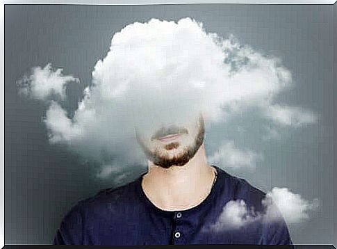 A man with his head in the clouds.