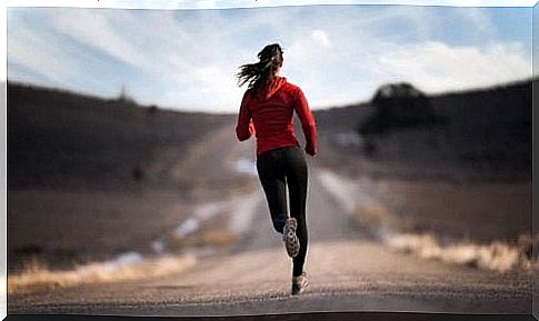 jogging woman