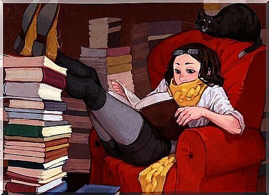 Woman reading