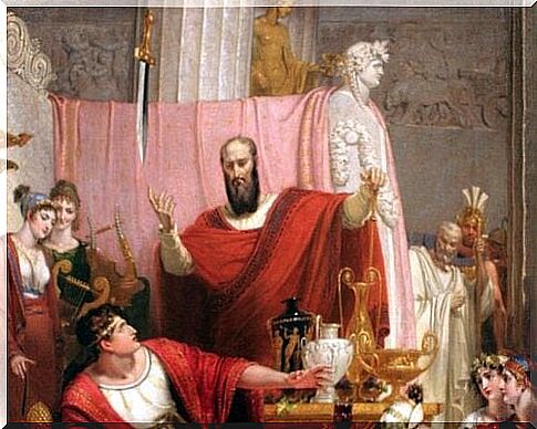 The legend of Damocles' sword