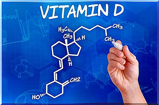 Vitamin D chemical structure.